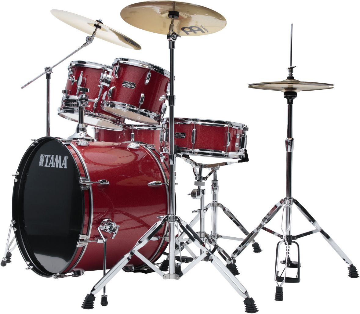 Tama ST52H6-CDS Stagestar Drum Set 5tlg. - Candy Red Sparkle – Bild 7