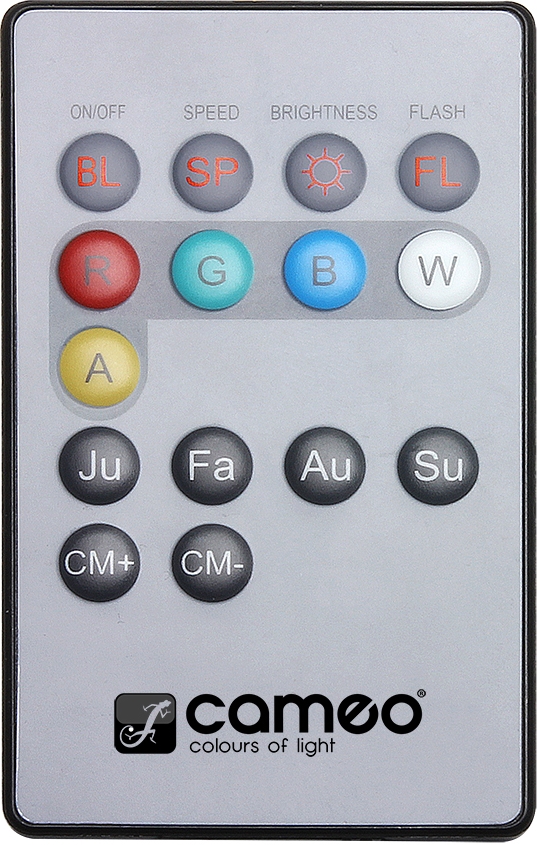 Cameo FLAT PAR CAN REMOTE Cameo FLAT PAR CAN REMOTE