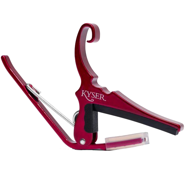 Kyser Quickchange Capo 6-string E + Westerngitarre KG6R Red Kyser Quickchange Capo 6-string E + Westerngitarre KG6R Red