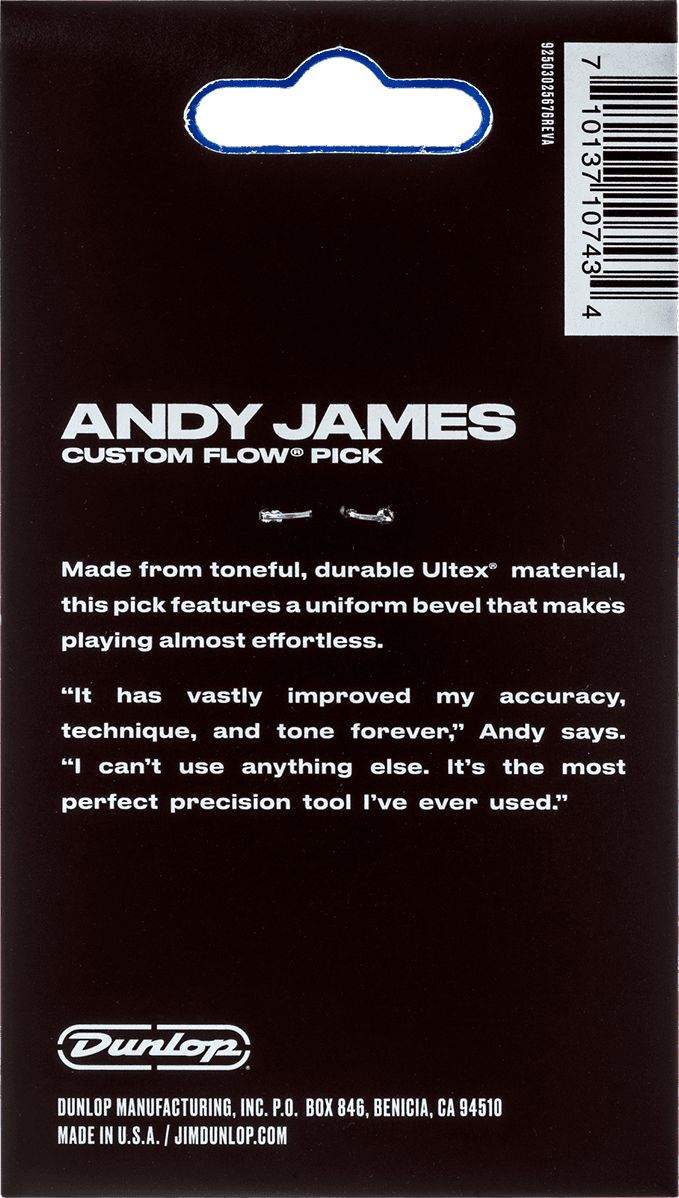 Dunlop Andy James Flow Picks 2.00mm 546PAJ200 Pack of 3 – Bild 2