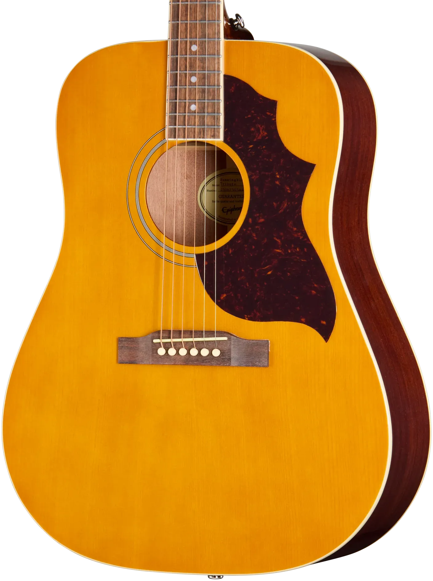 Epiphone Hummingbird Tribute Antique Natural – Bild 3
