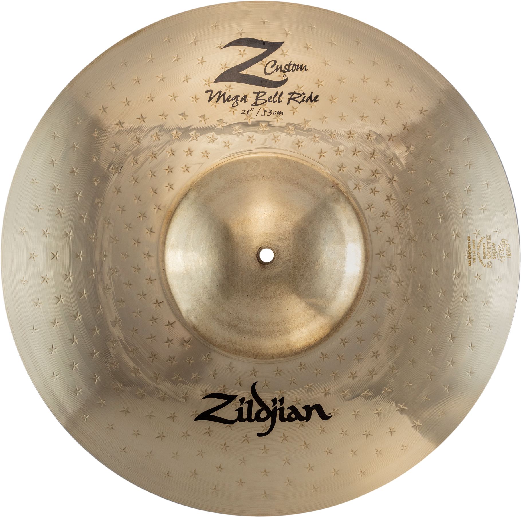 Zildjian ZIZ40121 Z Custom Mega Bell Ride 21 Zildjian ZIZ40121 Z Custom Mega Bell Ride 21