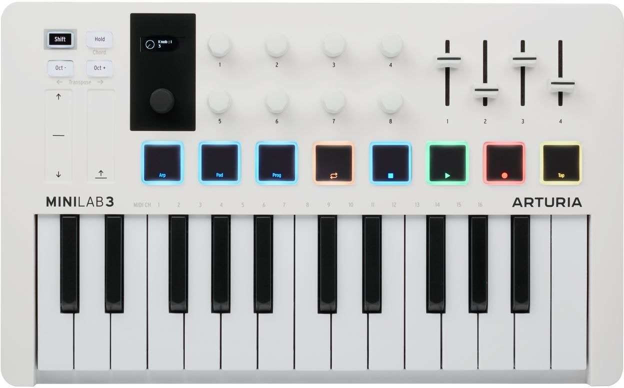 Arturia MiniLab 3 White Arturia MiniLab 3 White