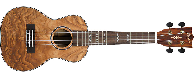 Flight DUC 410 QA Concert Ukulele inkl. Bag