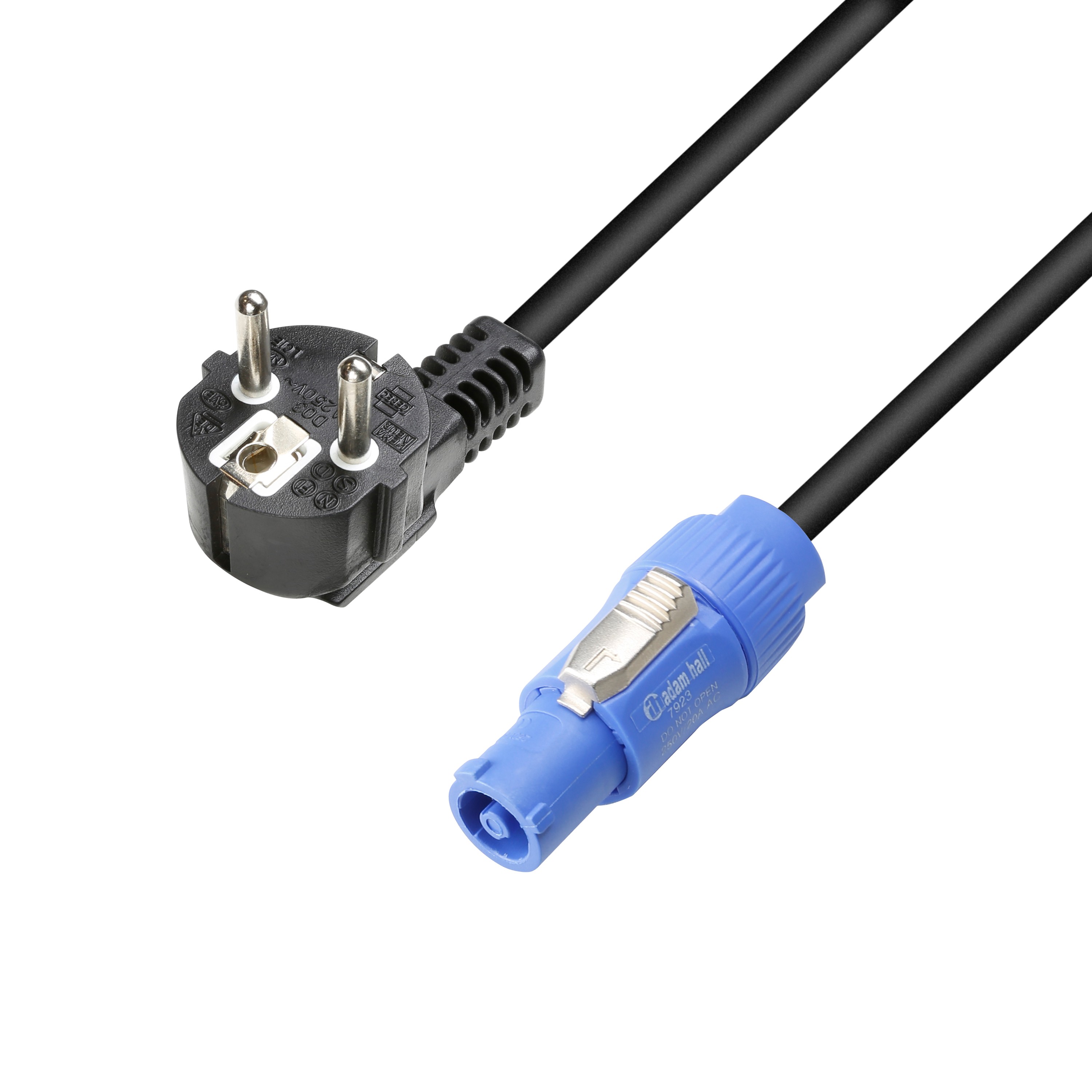 Adam Hall Powercon Schuko plug 1.5m cable Adam Hall Powercon Schuko plug 1.5m cable