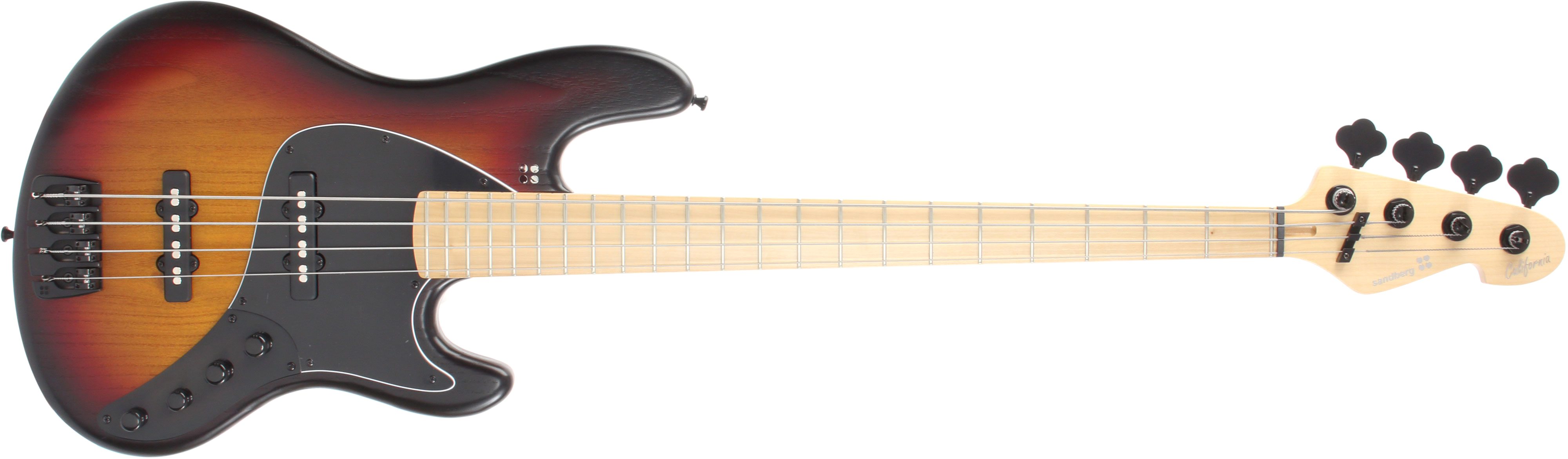 Sandberg California II SL Paulownia TT-4 3-TSB Maple Neck Black HW