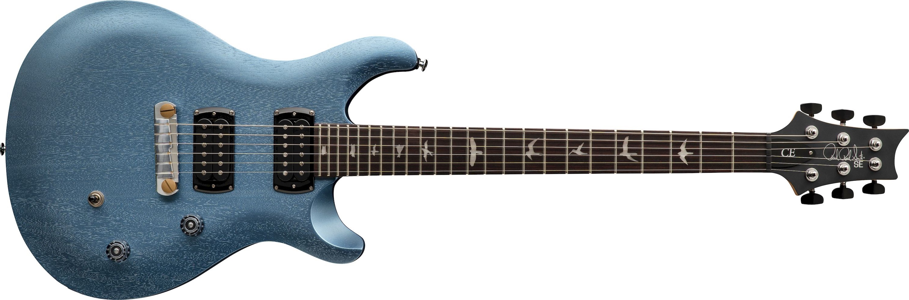 PRS SE CE 24 Standard Stoptail Satin Ice Blue Metallic