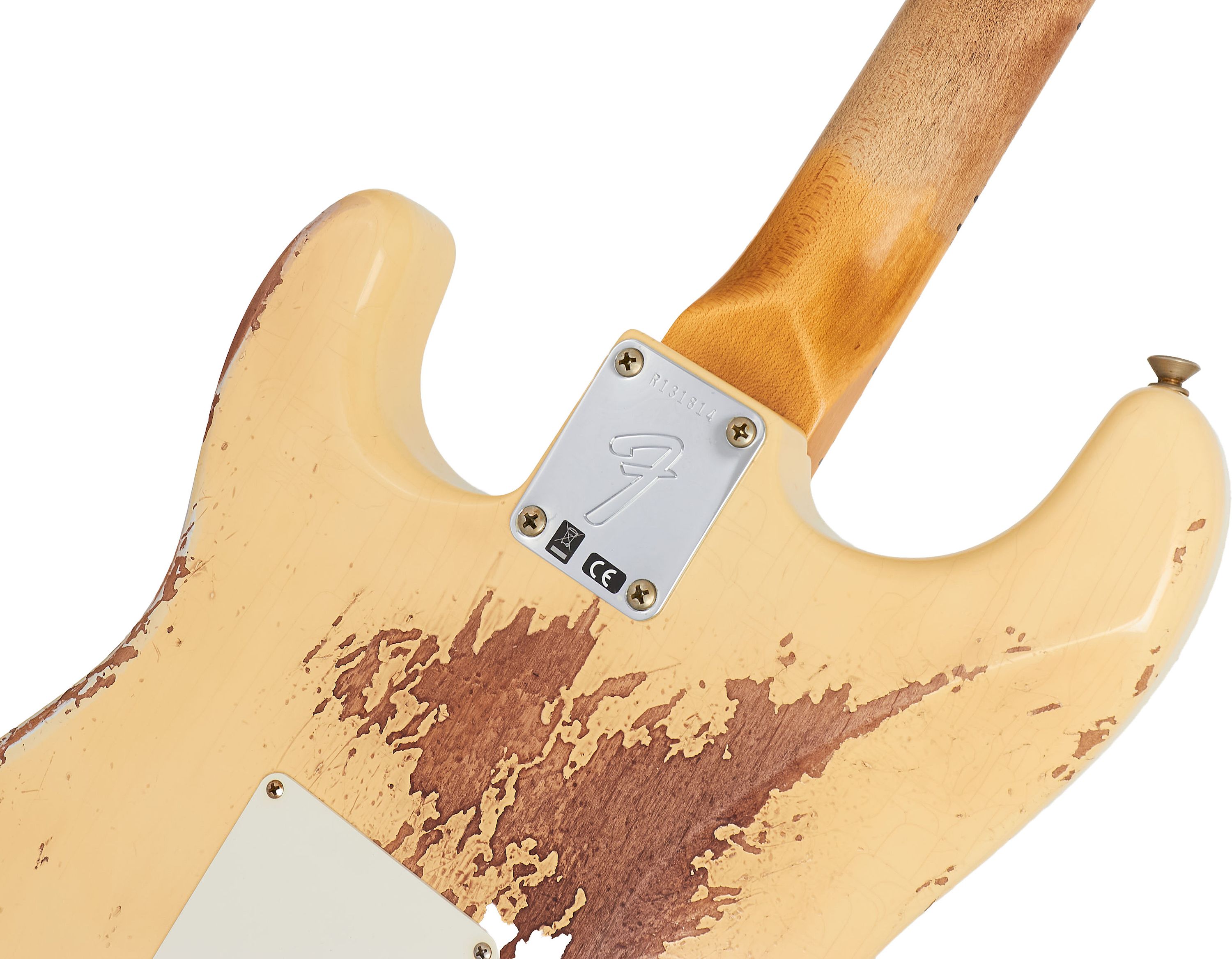 Fender Custom Shop 1969 Stratocaster Heavy Relic Aged Vintage White