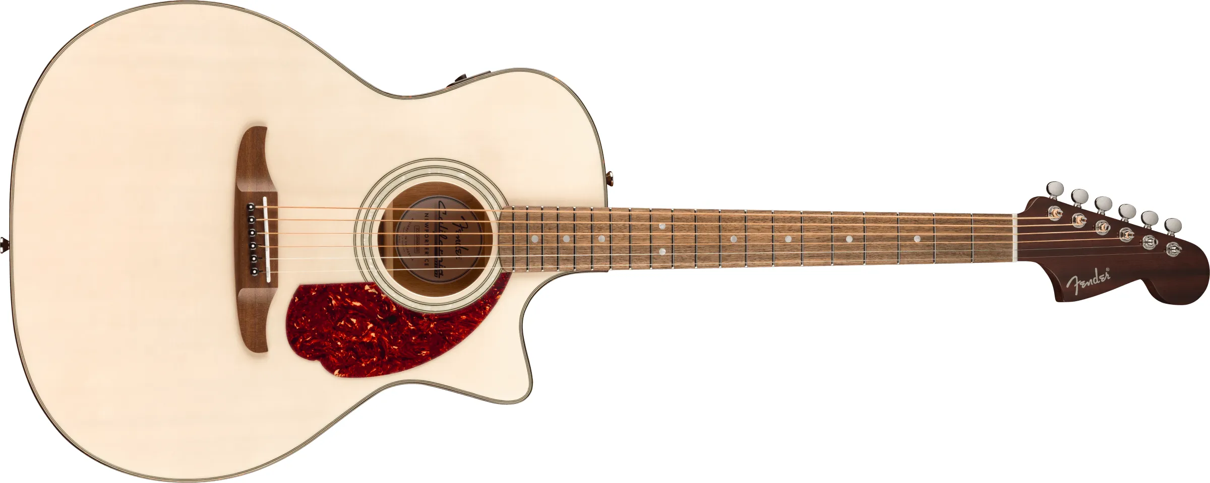 Fender California Deluxe Newporter CE White Blonde