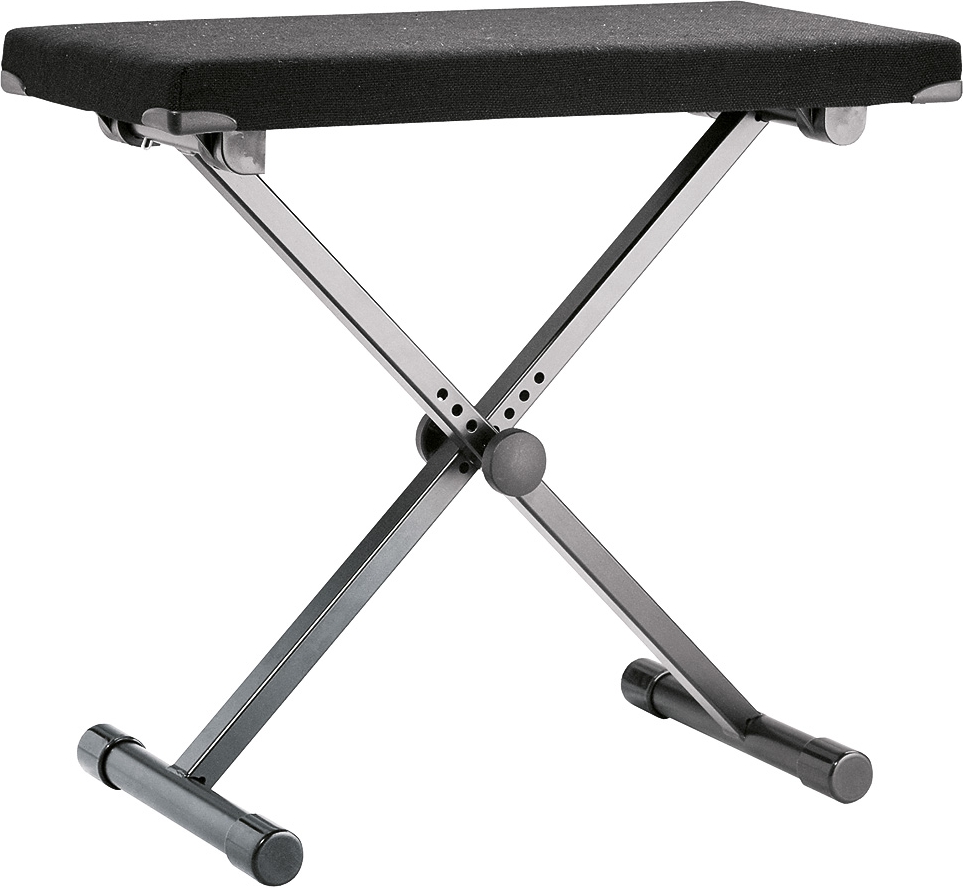K&M 14076 Keyboard bench - black fabric K&M 14076 Keyboard bench - black fabric