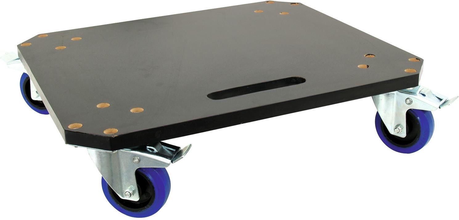 ROADINGER Rollbrett aus MDF 4 Rollen 2 Bremsen