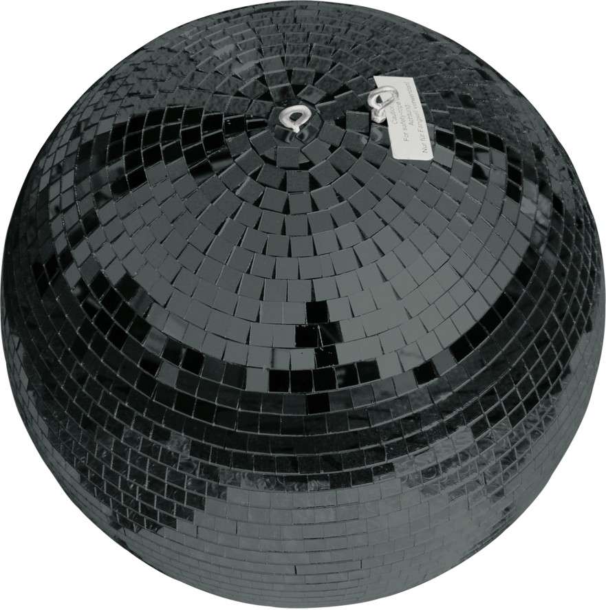 Eurolite Spiegelkugel schwarz 40cm mit Safetyös Eurolite Spiegelkugel schwarz 40cm mit Safetyös