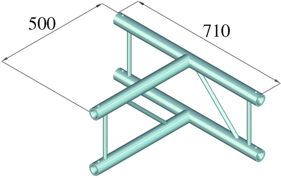 Alutruss BILOCK BQ2-PAT36V 3-Weg T-Stück 90° – Bild 2