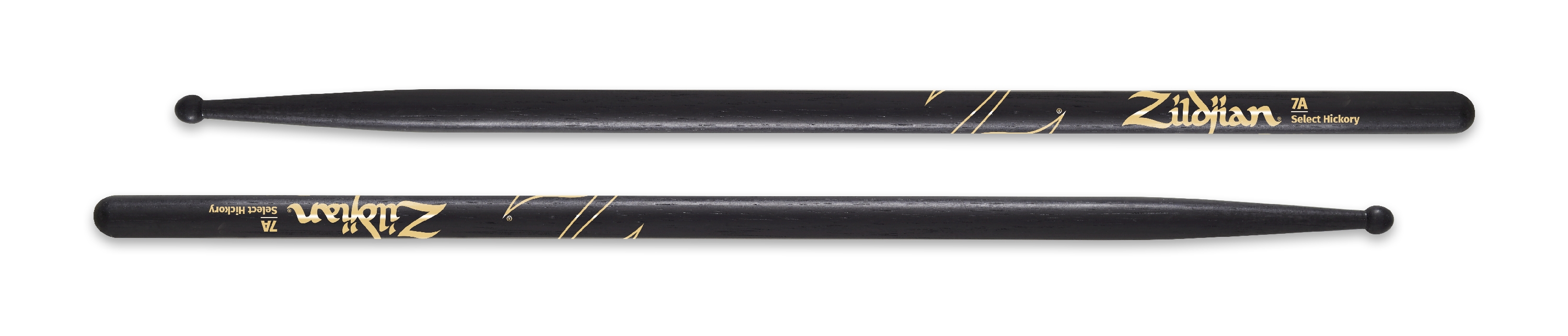 Zildjian ZIZ7AB Hickory Wood-Tip Schwarz