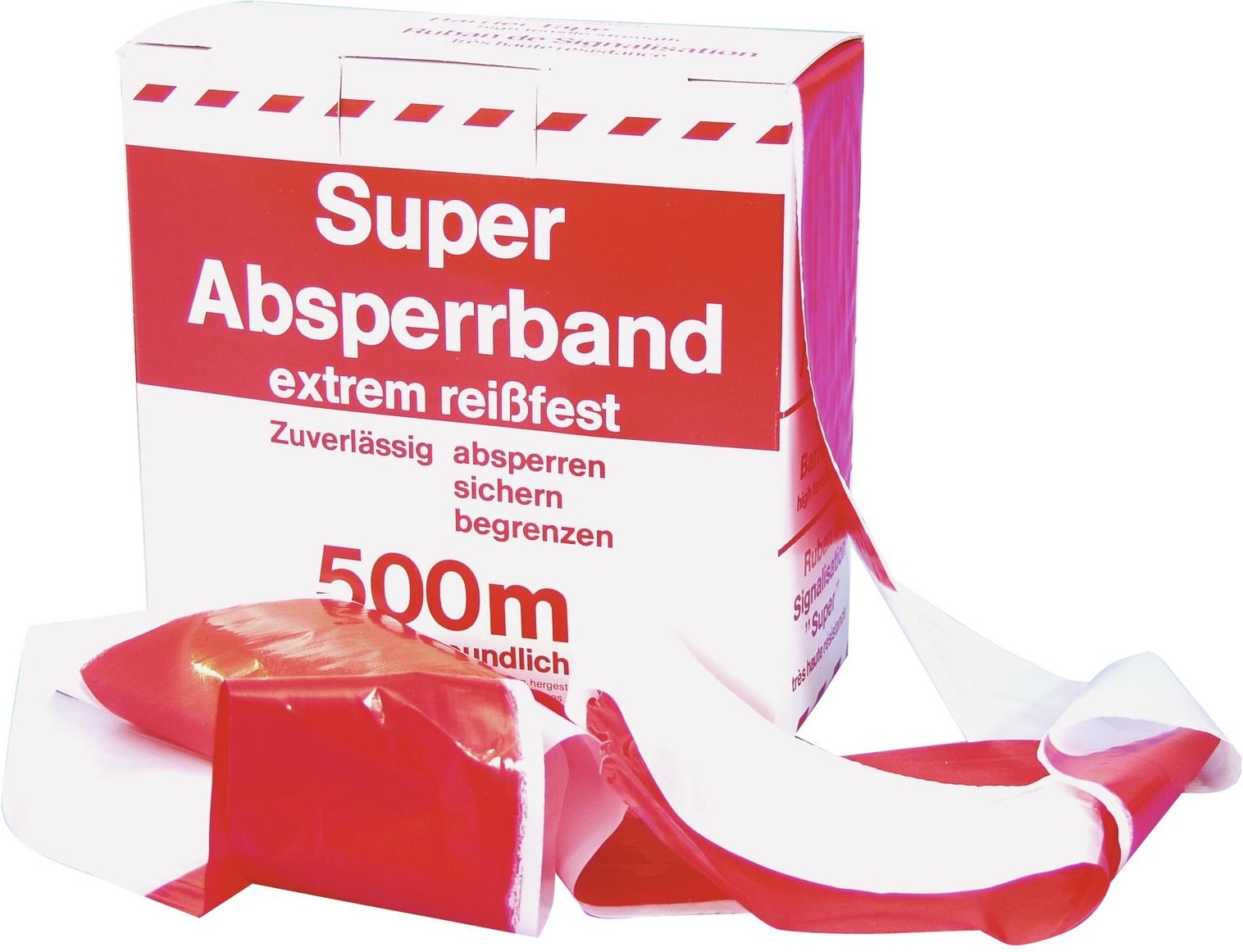 Eurolite barrier tape red/white 500m x 75mm – Bild 2