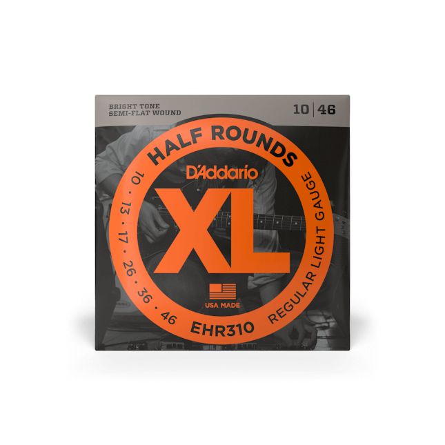 D Addario EHR 310 010-046 Half Rounds Regular Lights