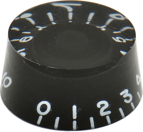 Göldo Potiknopf G-Style Speedknob zylindrisch schwarz