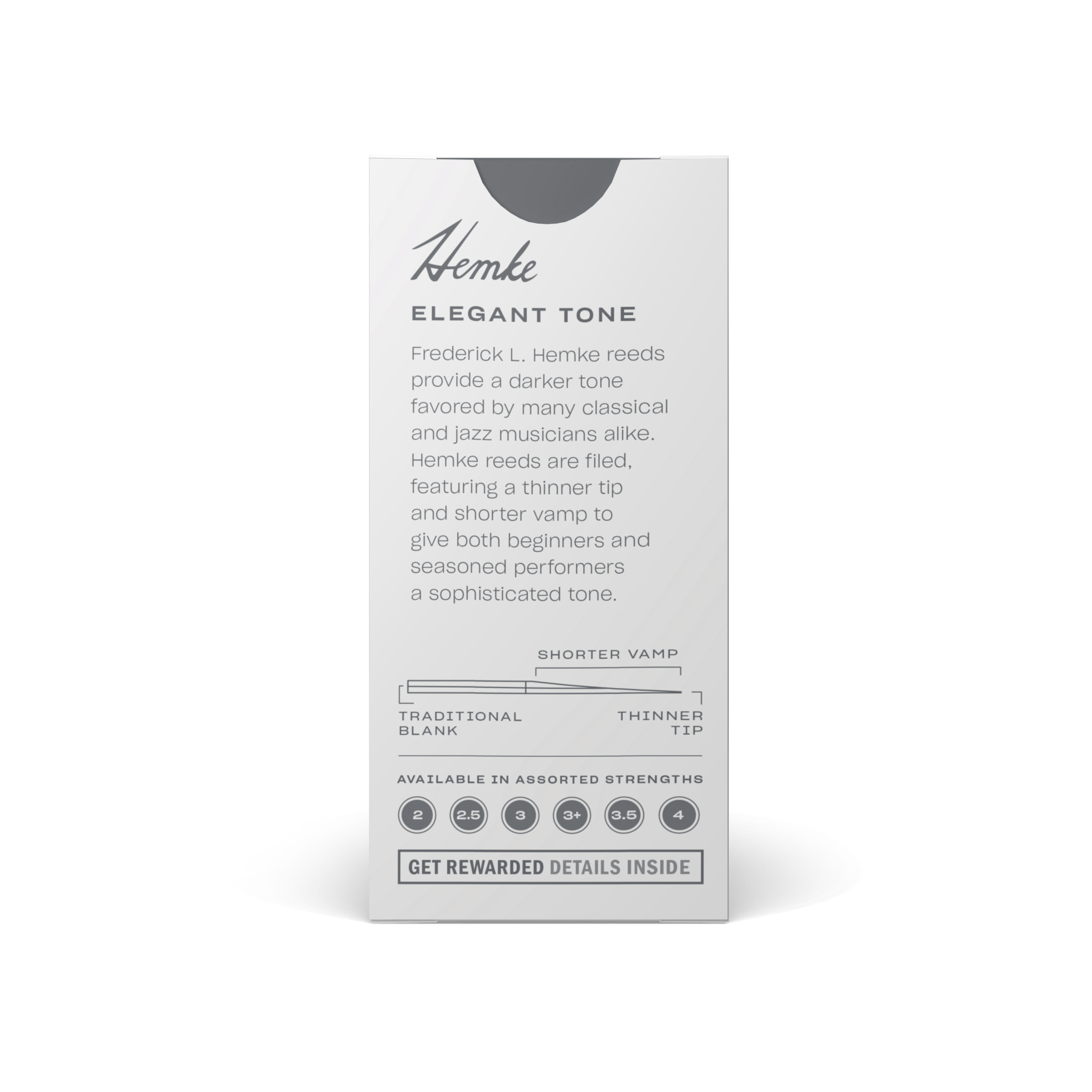 D'Addario Woodwinds Hemke Alto Saxophone Reed 3 – Bild 2