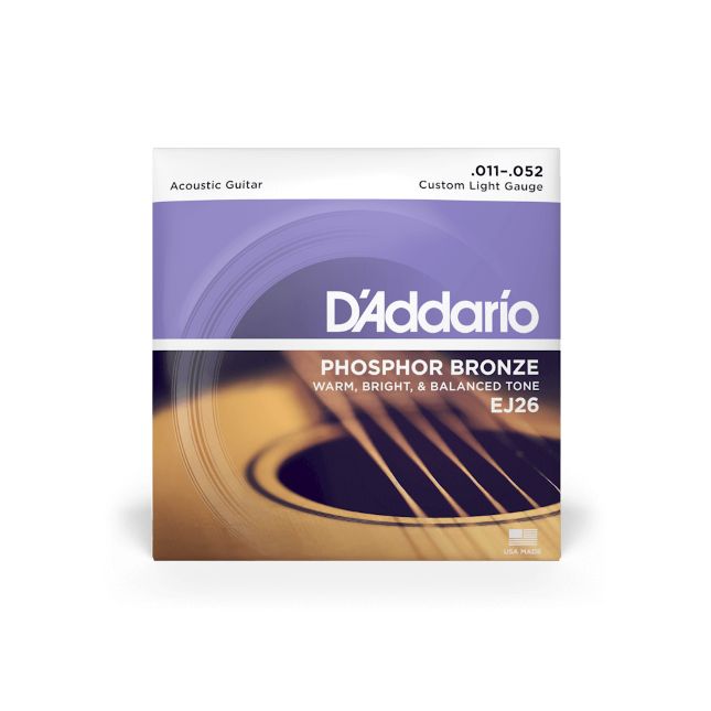 D Addario EJ 26 011-052 Phosphor Bronze 