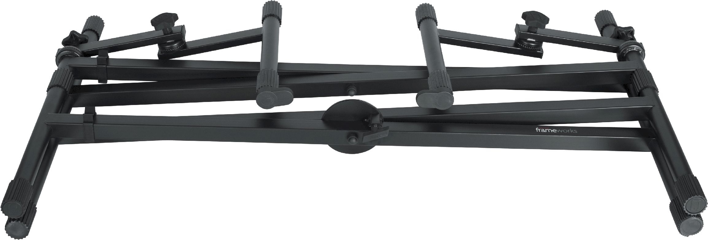 Gator Frameworks 2 Tier X-Style Keyboard Stand Black Gator Frameworks 2 Tier X-Style Keyboard Stand Black