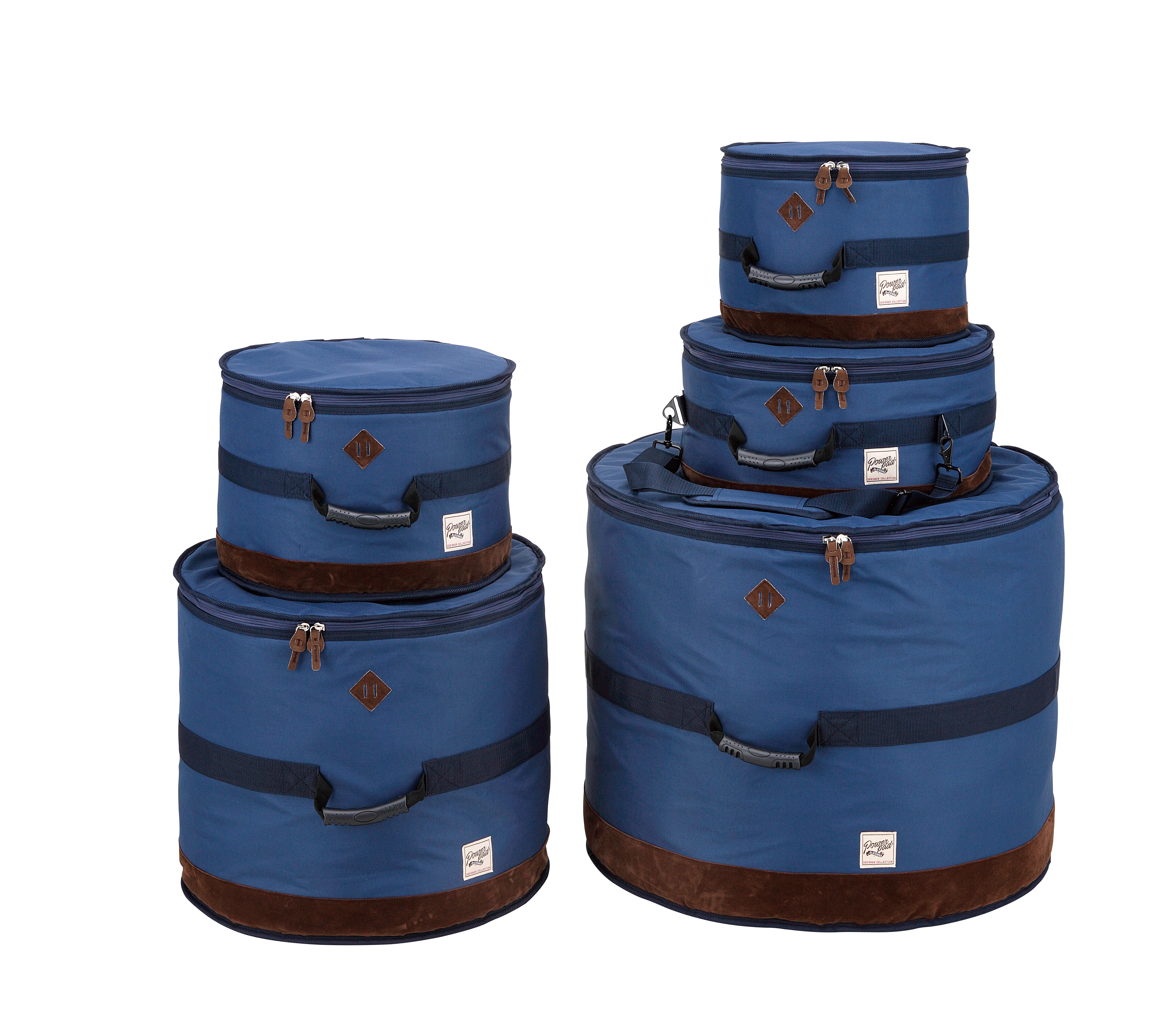 Tama Powerpad Designer Drum Bag Set Navy Blue Tama Powerpad Designer Drum Bag Set Navy Blue