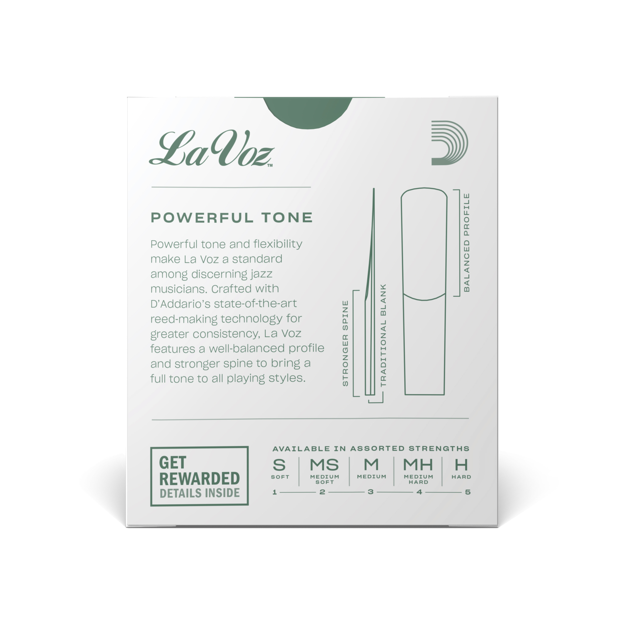D'Addario Woodwinds La Voz Medium Alto Sax – Bild 2