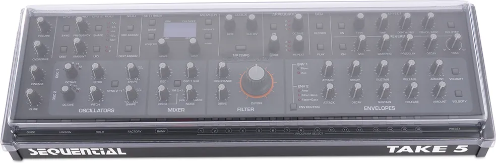 Decksaver Sequential Take 5 & Oberheim Teo-5 Desktop Staubschutzabdeckung – Bild 3
