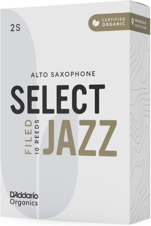 DAddario Woodwinds Organic Sel. Jazz Filed ALT 2S DAddario Woodwinds Organic Sel. Jazz Filed ALT 2S