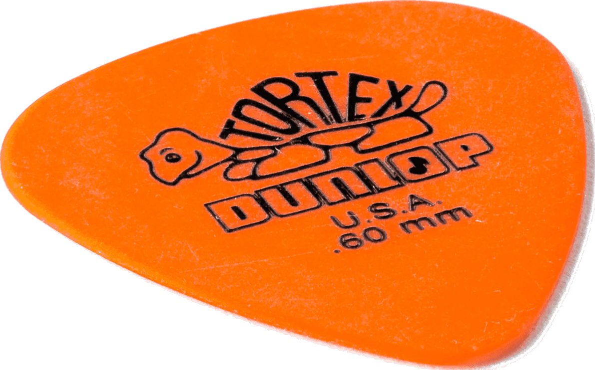 Dunlop Tortex Plektren 0,60mm orange 418P60 12er Pack – Bild 4