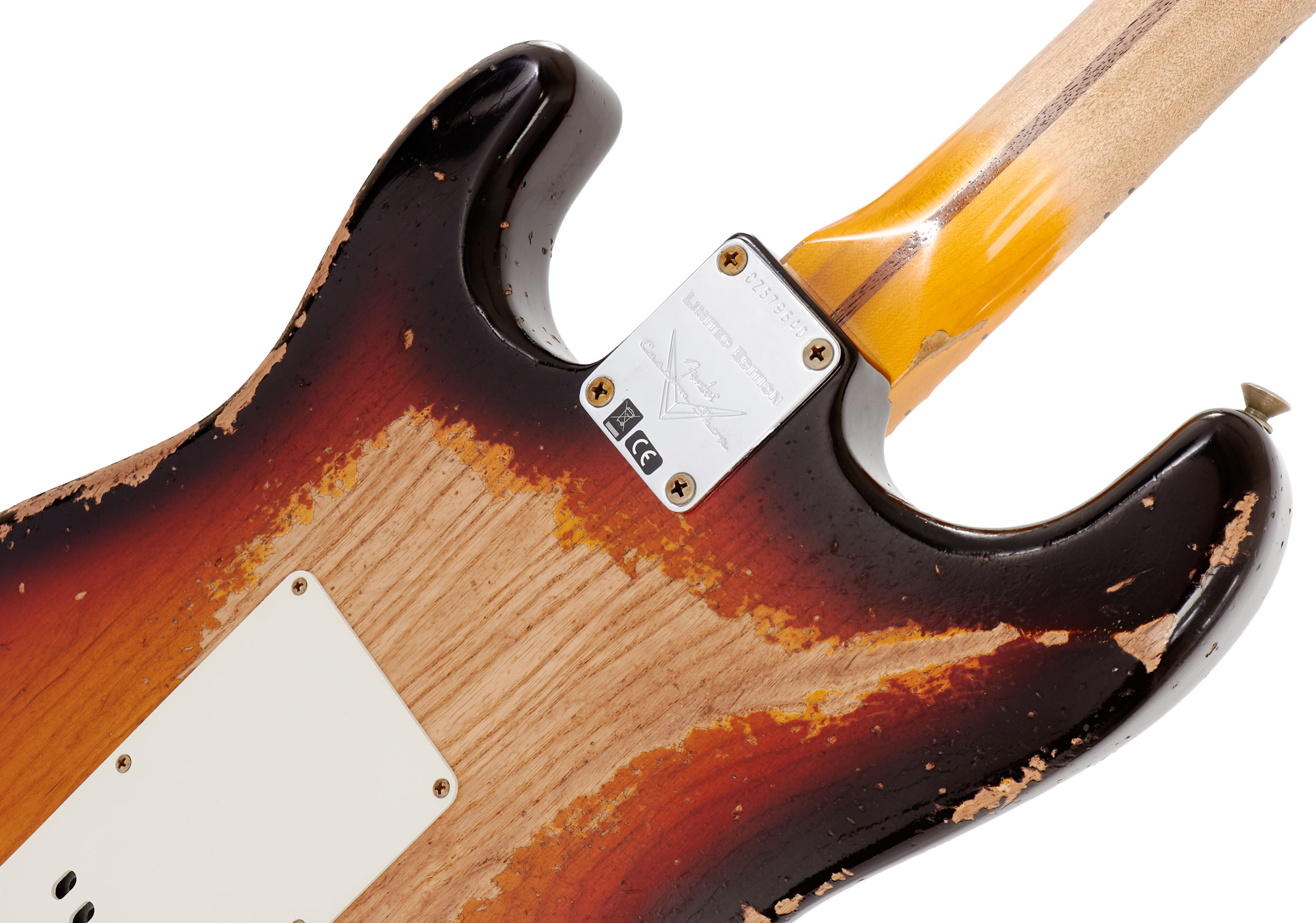 Fender Custom Shop Red Hot Stratocaster Super Heavy Relic Faded Chocolate 3-Color Sunburst Limited Edition – Bild 4