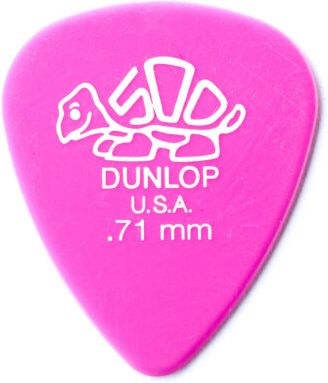 Dunlop Delrin 500 Plektrum 0,71mm Pink 41R71