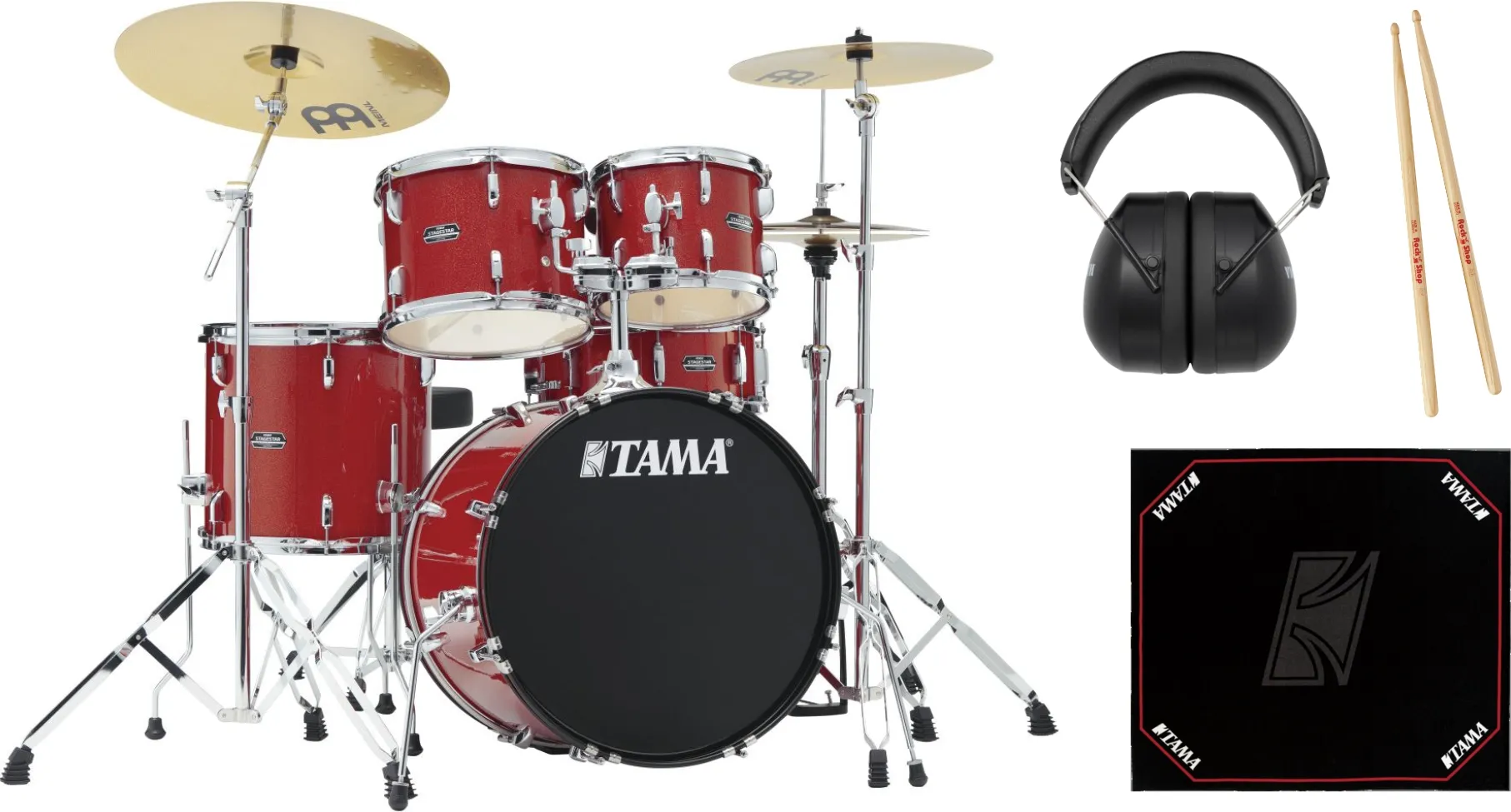 Tama Stagestar Bundle - Candy Red Sparkle 20"