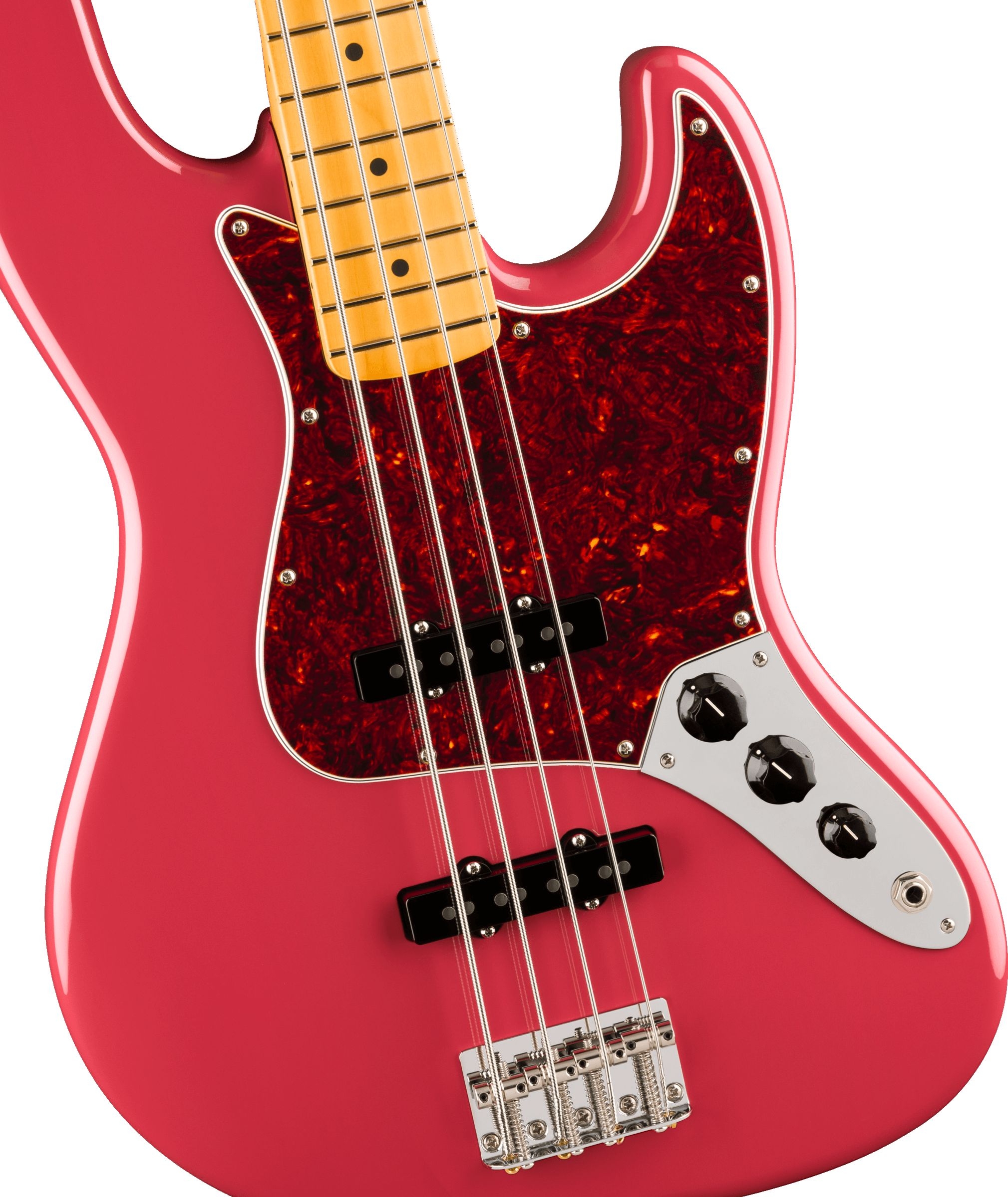 Fender American Professional Classic Jazz Bass Faded Dakota Red – Bild 4