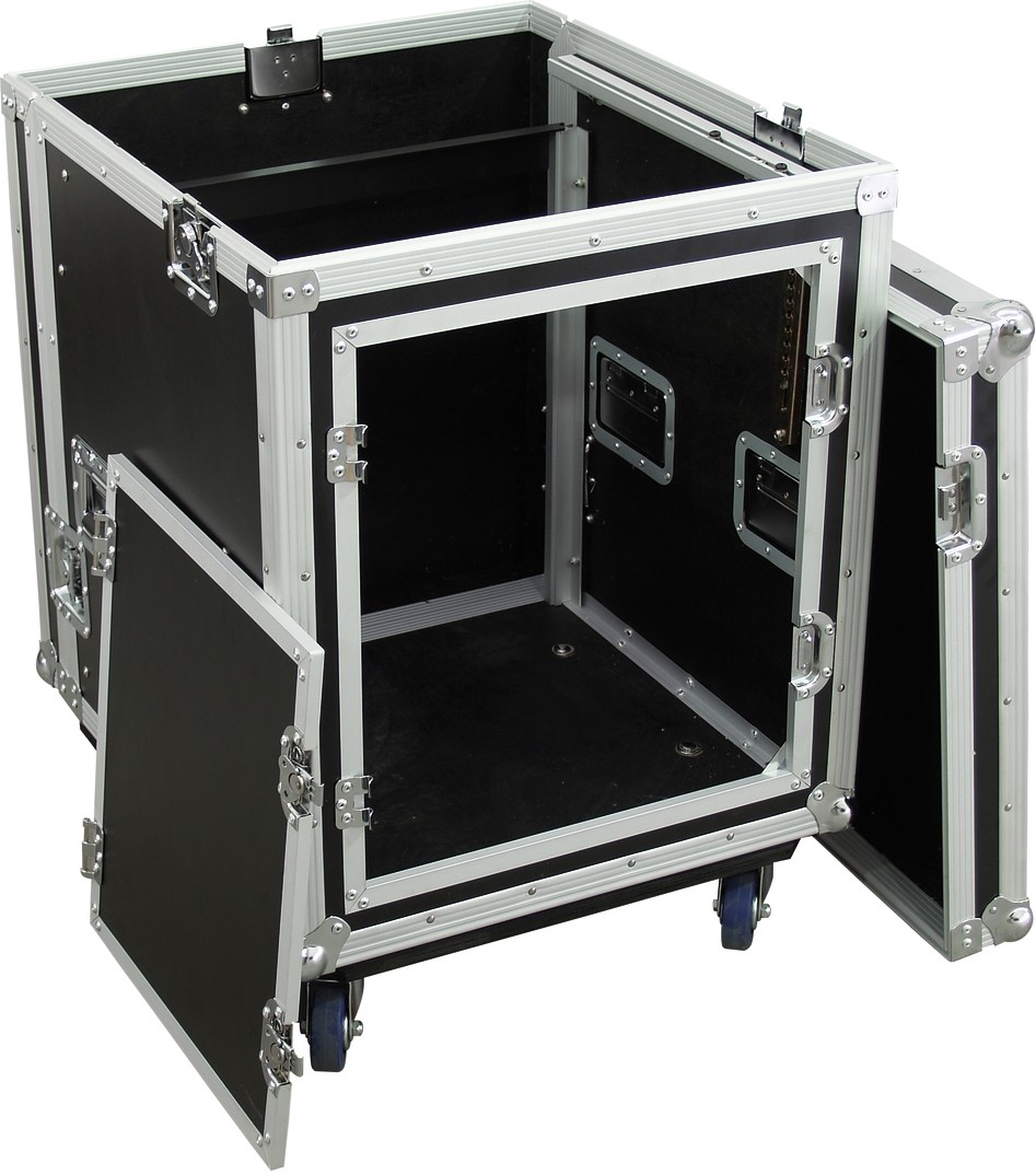 ROADINGER Spezial-Kombi-Case Profi, 8HE mit Rollen