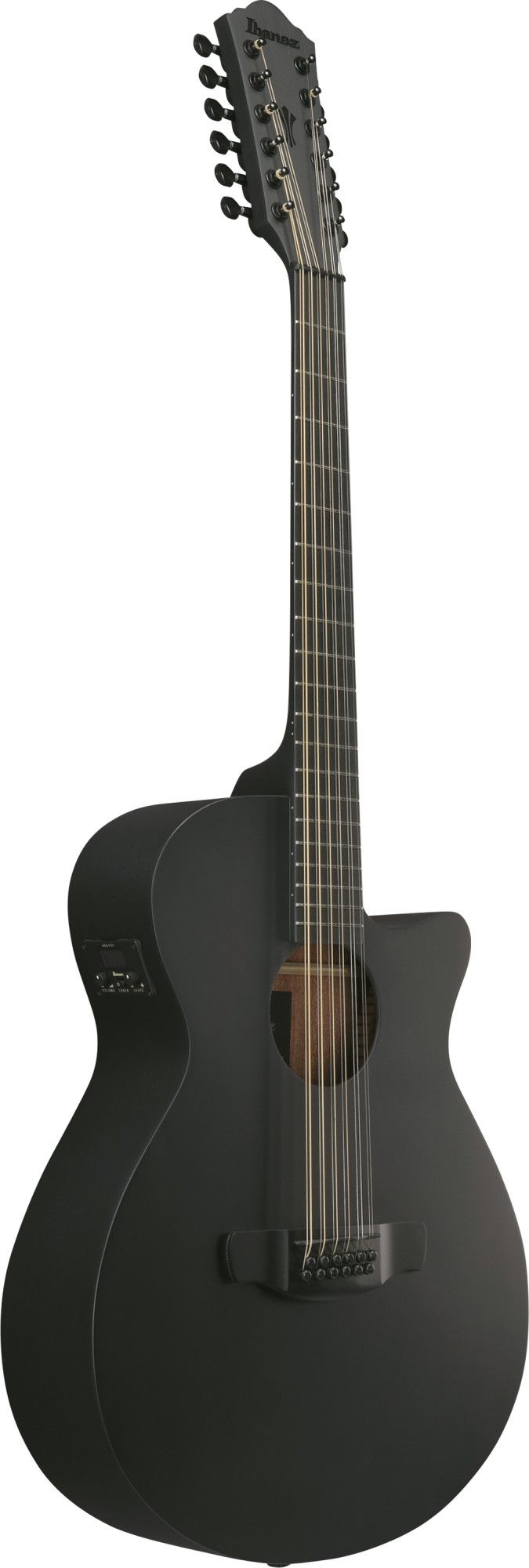 Ibanez AEG1221-BOT Black Out – Bild 3