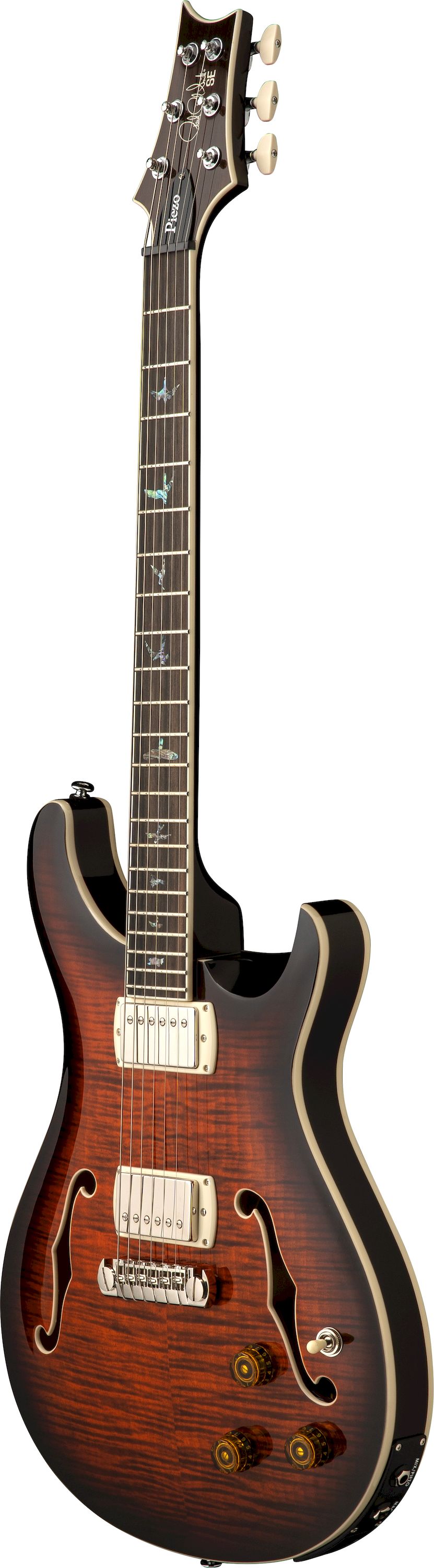 PRS SE Hollowbody II Piezo Orange Tiger Smokeburst  – Bild 2