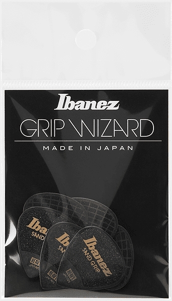 Ibanez Plektren Sand Grip Black Heavy 1.0mm 6er Pack – Bild 3