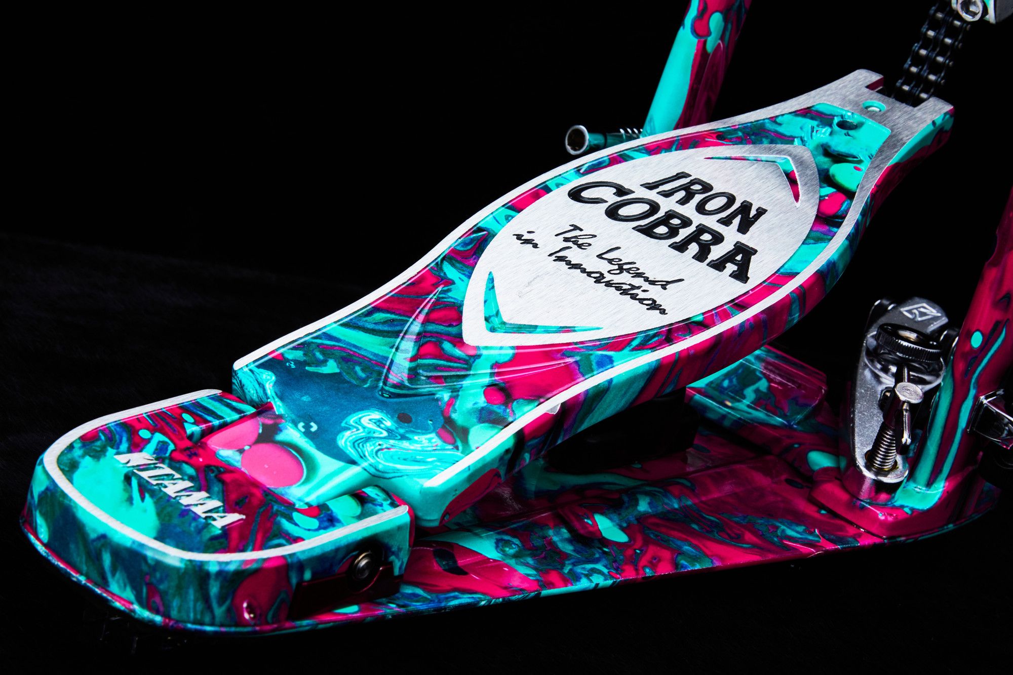 Tama HP900PMCS Iron Cobra Power Glide Single Pedal - Marble Coral Swirl – Bild 6