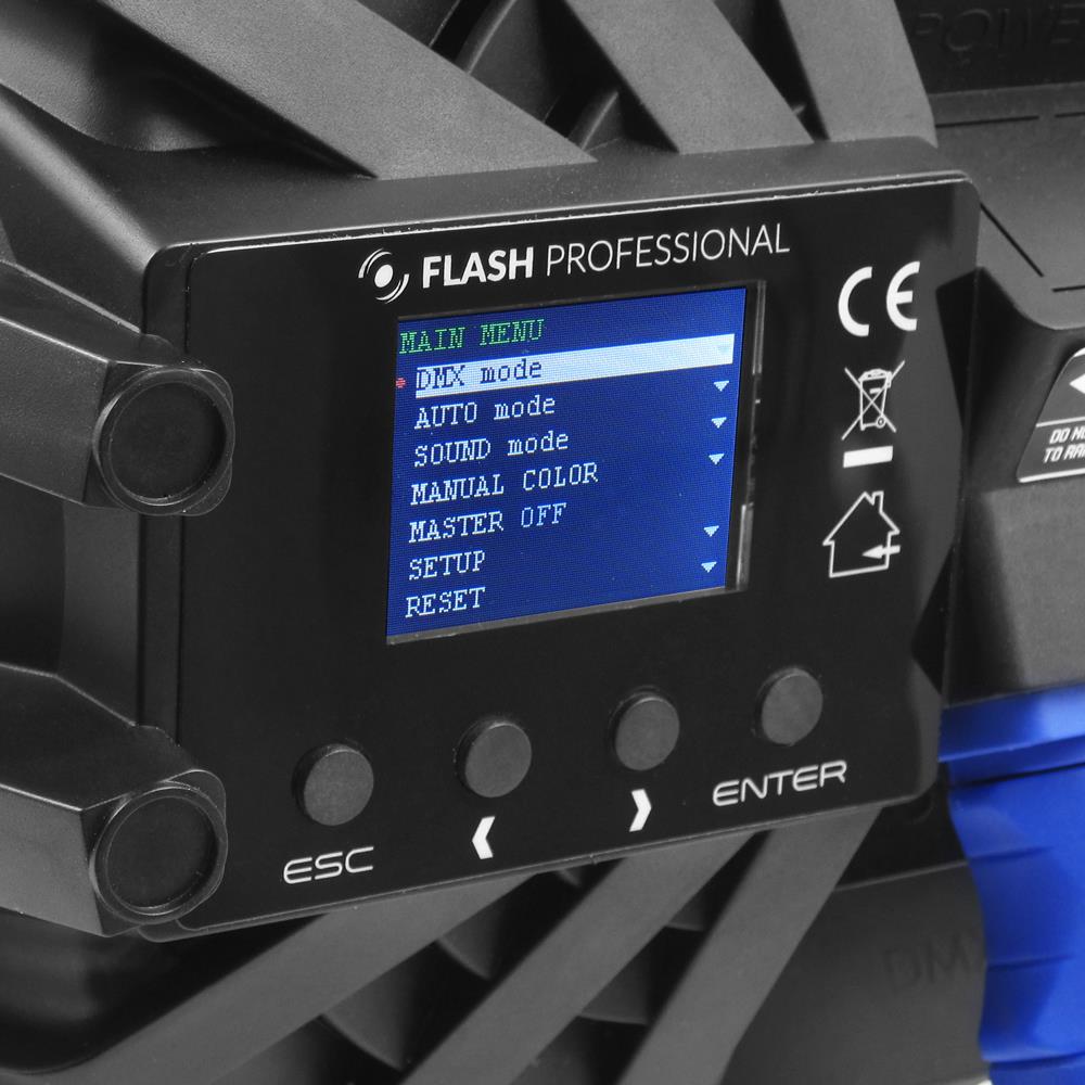 Flash Professional LED PAR 64 SLIM 7x10W RGBW Mk2, 25°
