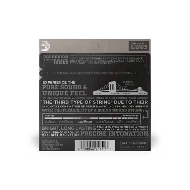 D Addario EHR 370 011-049 Half Rounds Medium – Bild 2