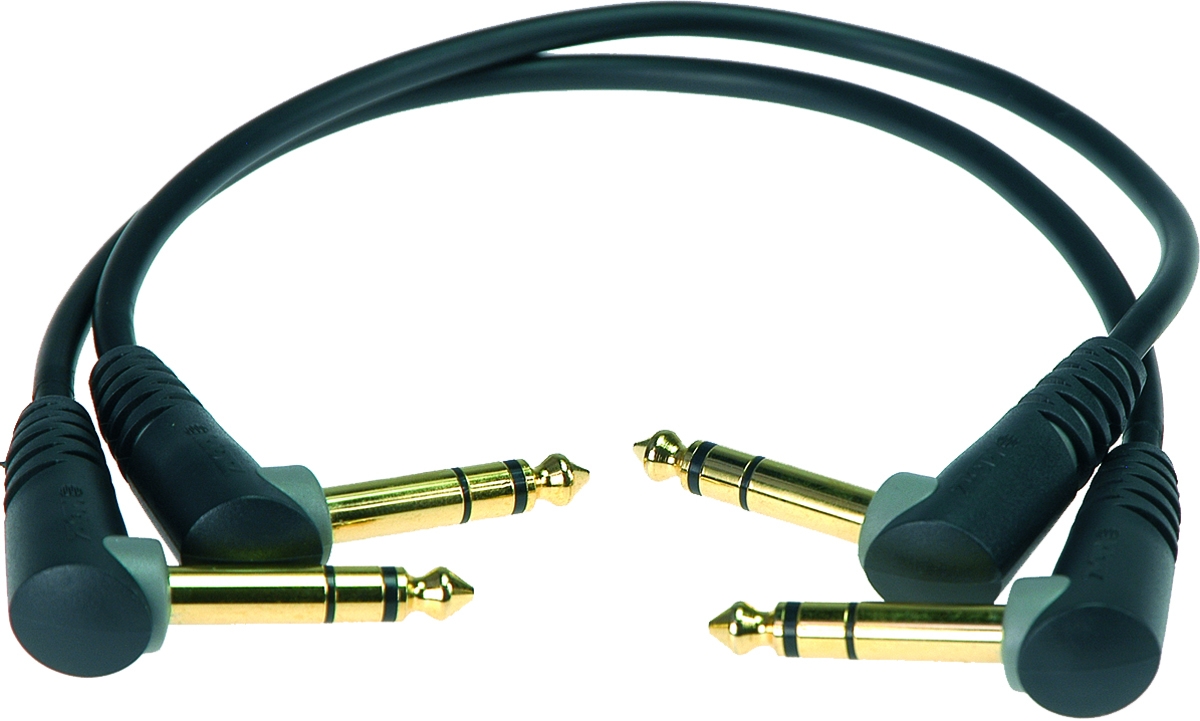 Klotz AB-JJA0060 0,6 Patchkabel Kl.-Kl. symmetrisch 2er Set Goldkontak Klotz AB-JJA0060 0,6 Patchkabel Kl.-Kl. symmetrisch 2er Set Goldkontak