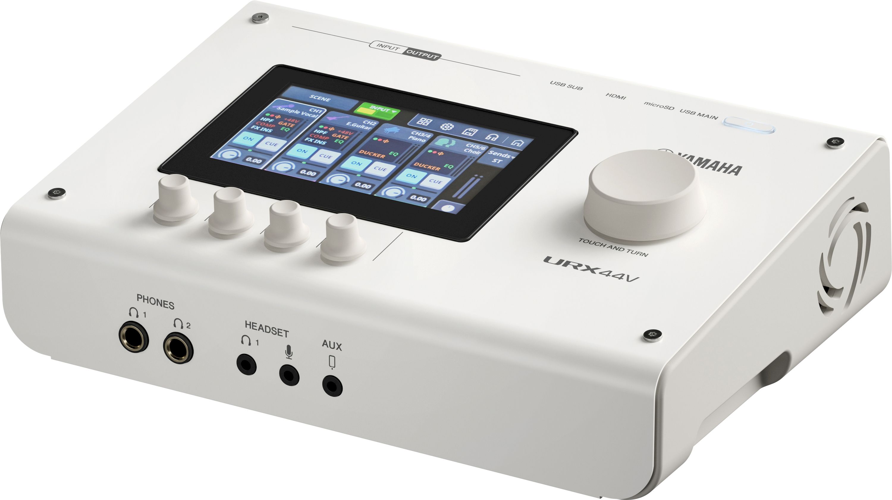 Yamaha URX44V, weiß – Bild 3