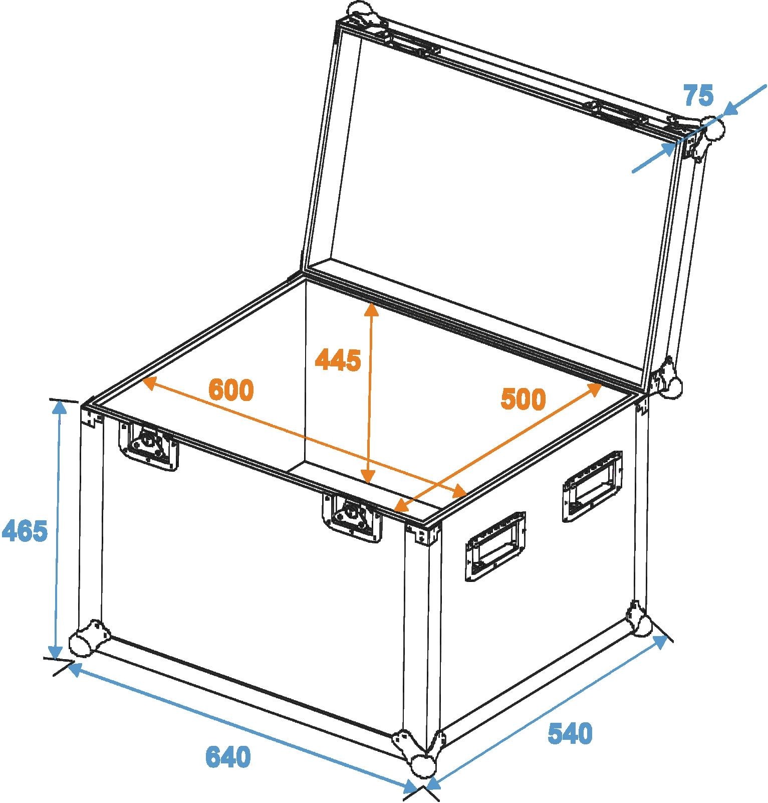 ROADINGER Universal-Case Profi 60x50x50cm – Bild 2
