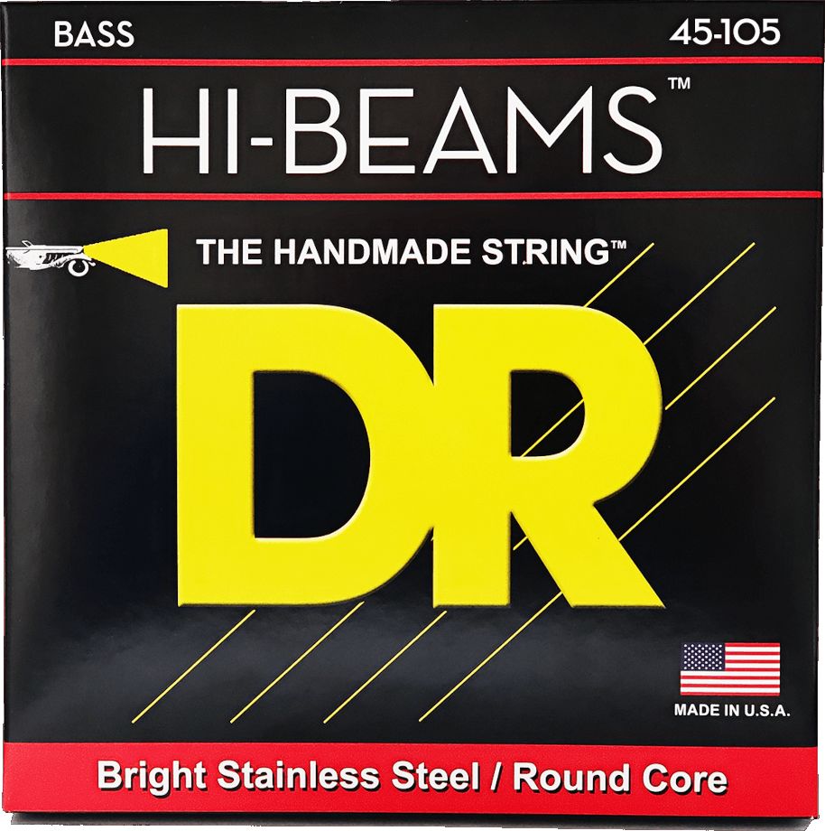 DR MR-45 Hi-Beam Medium 045-105  Stainless Steel Bass Strings