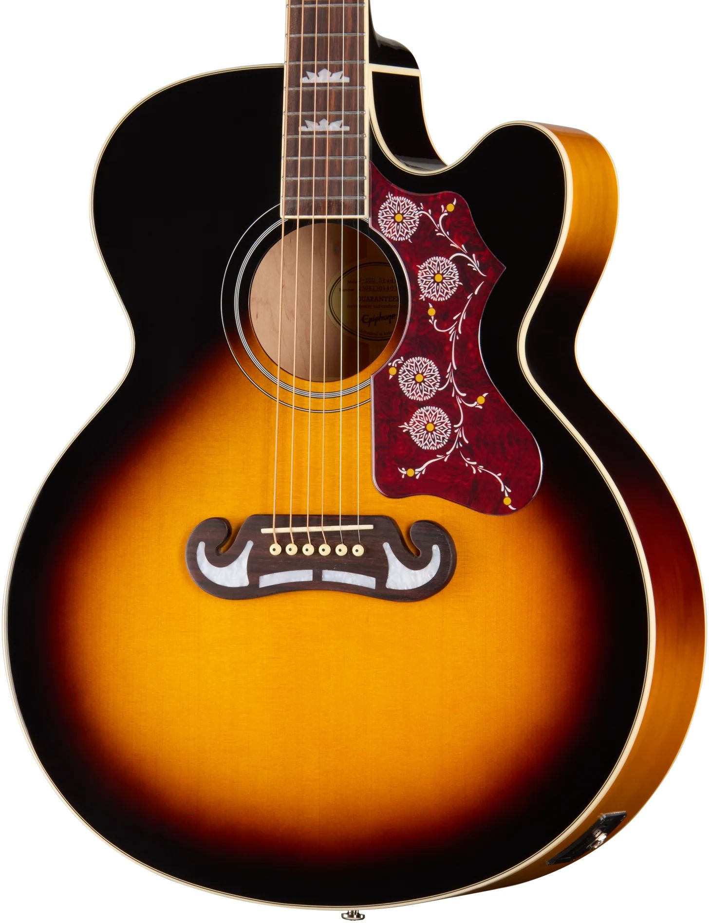 Epiphone J-200 Studio EC Vintage Sunburst – Bild 3