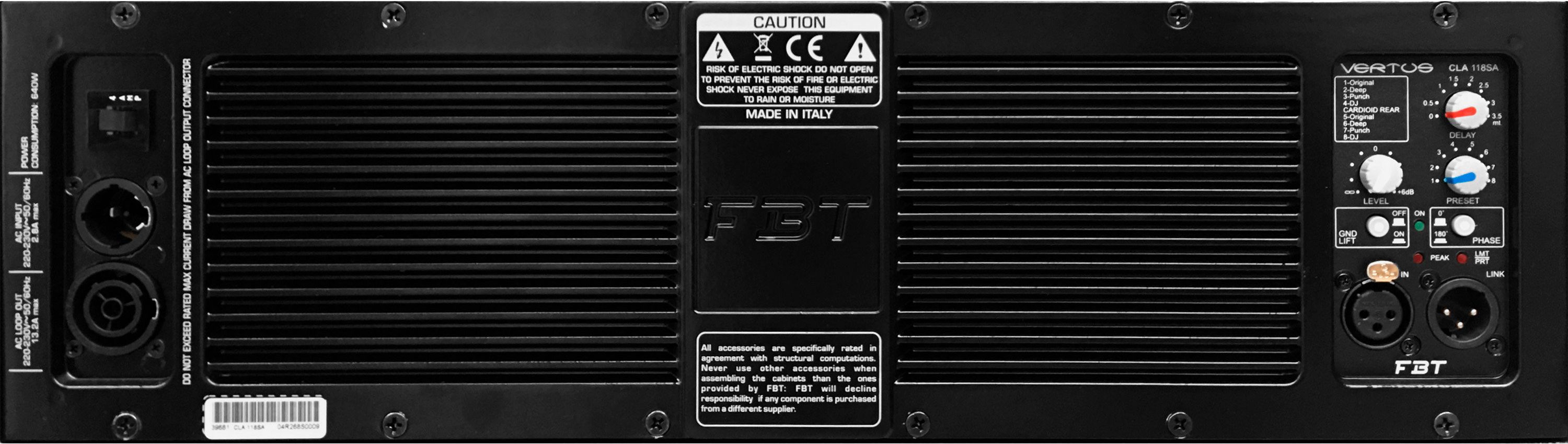 FBT Vertus CLA 118SA – Bild 3
