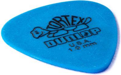 Dunlop Plektrum Tortex 1,00mm Blau 418R100
