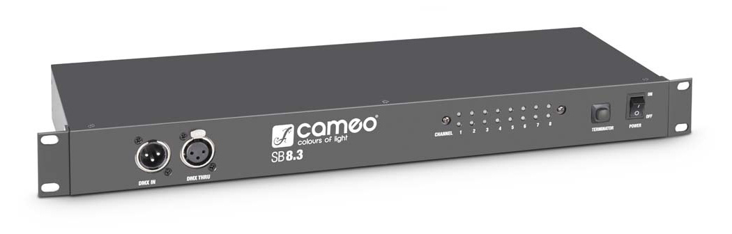 Cameo SB8.3 - 8-channel DMX splitter / booster Cameo SB8.3 - 8-channel DMX splitter / booster