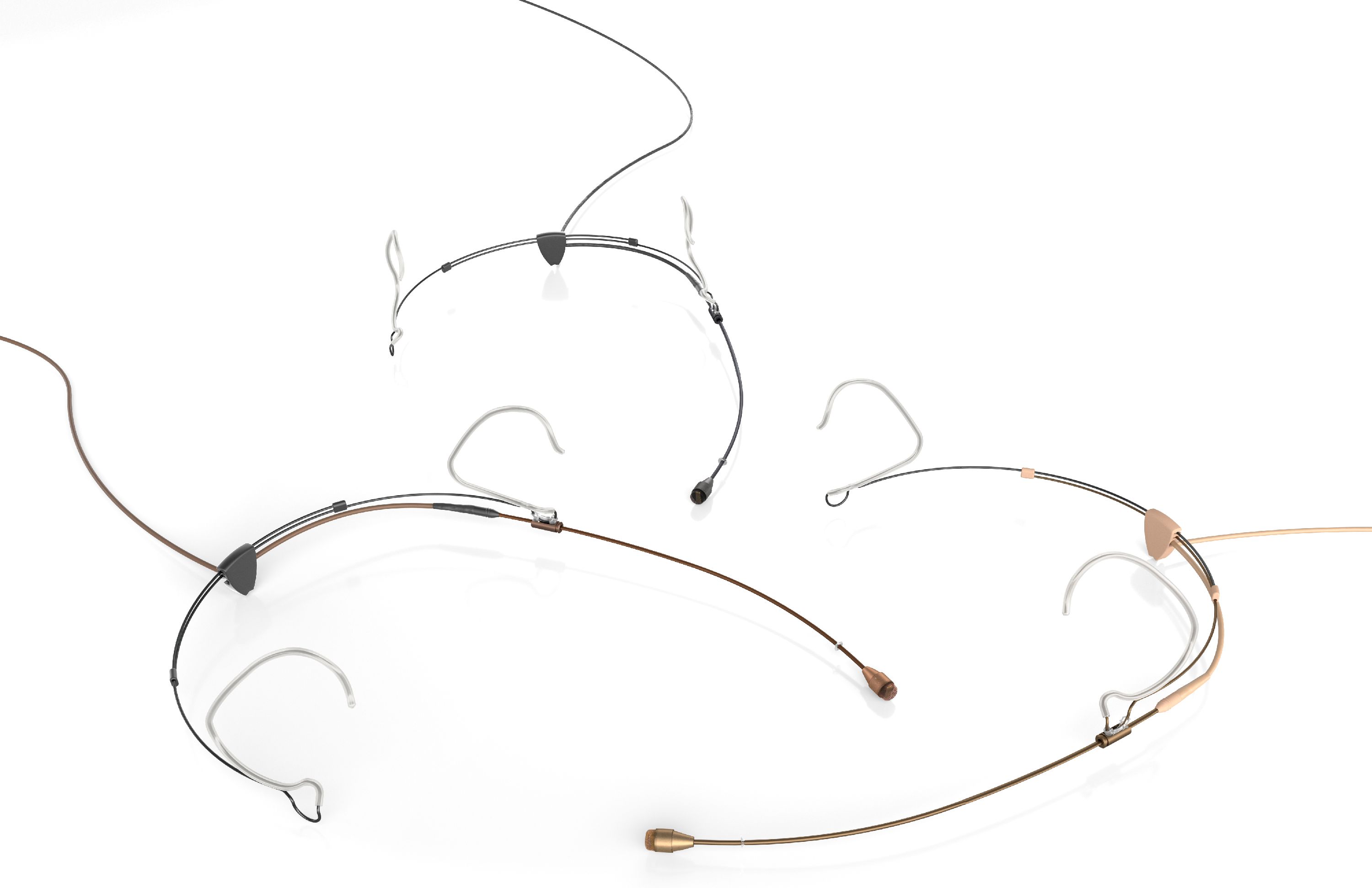 DPA 4466 CORE Omni Headset Mic, Brown, 3-pin LEMO - 4466-OC-R-C03