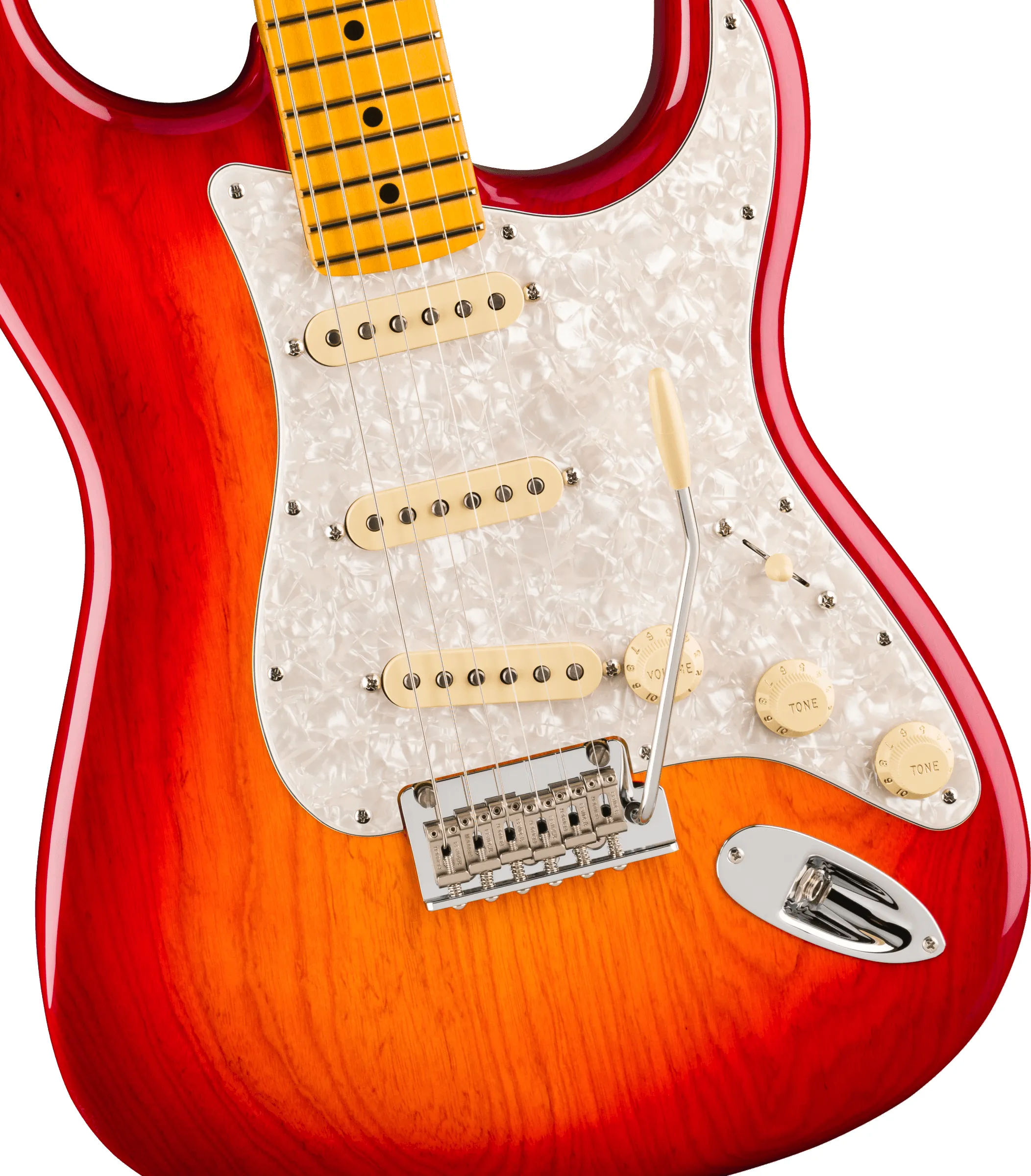 Fender American Professional Stratocaster Aged Cherry Burst/MN – Bild 4
